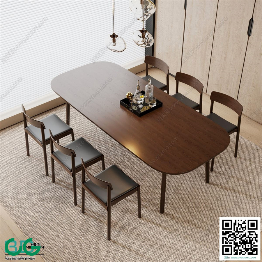 Restaurant Room 3dsmax File 56
