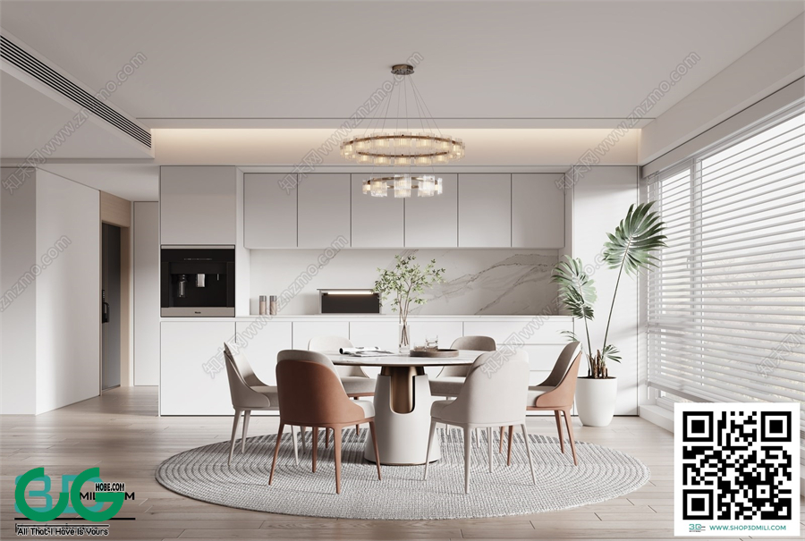Restaurant Room 3dsmax File 58