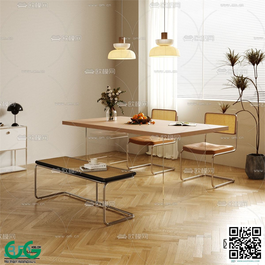Restaurant Room 3dsmax File 60