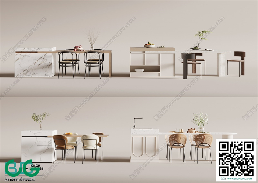 Restaurant Room 3dsmax File 68