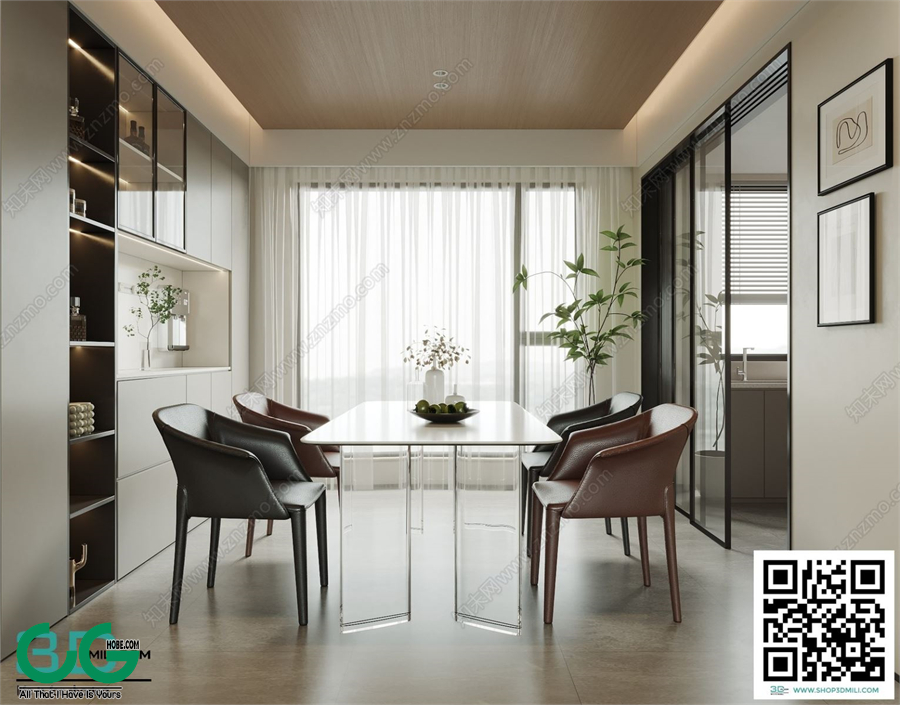Restaurant Room 3dsmax File 77