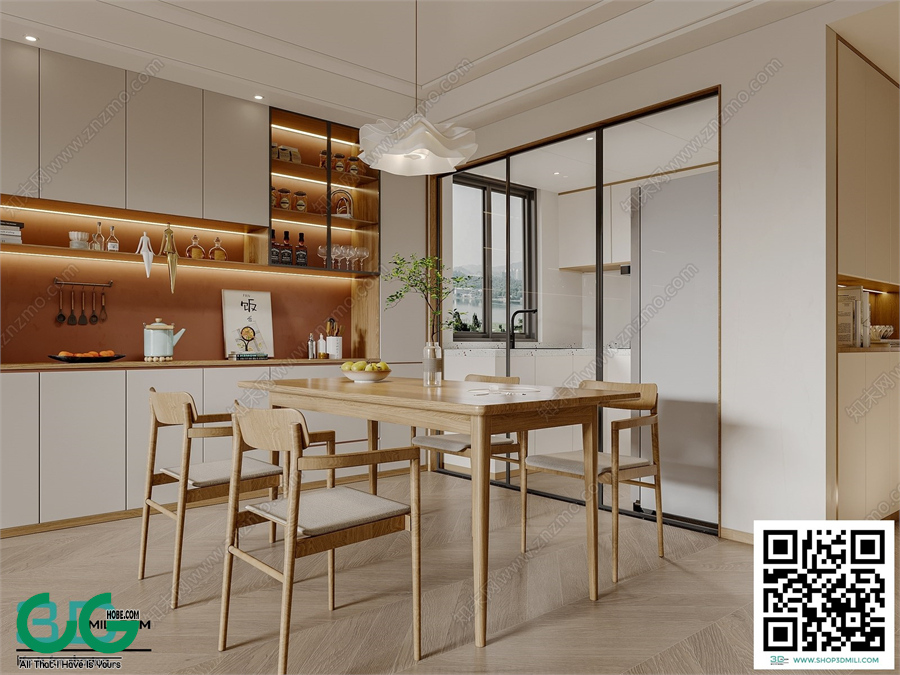 Restaurant Room 3dsmax File 79