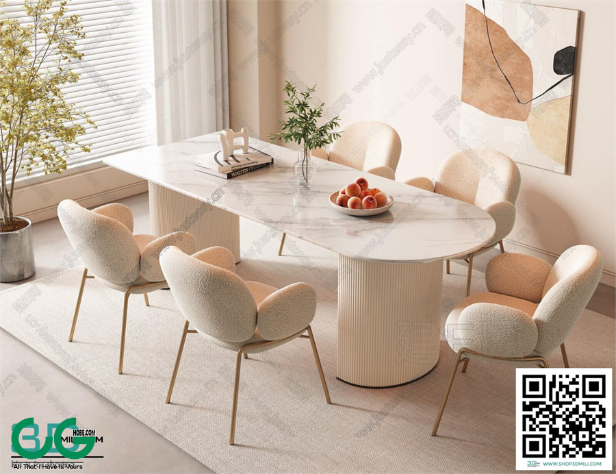 Restaurant Room 3dsmax File 81
