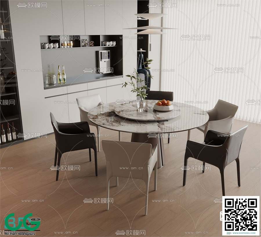 Restaurant Room 3dsmax File 83
