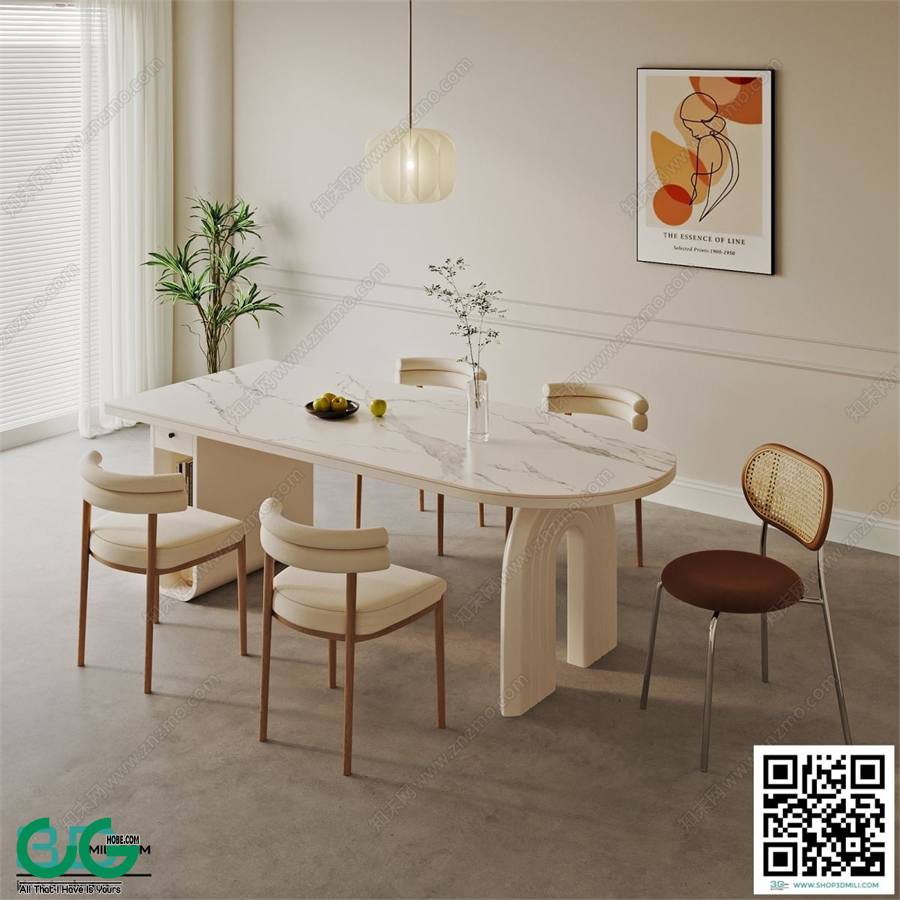 Restaurant Room 3dsmax File 85