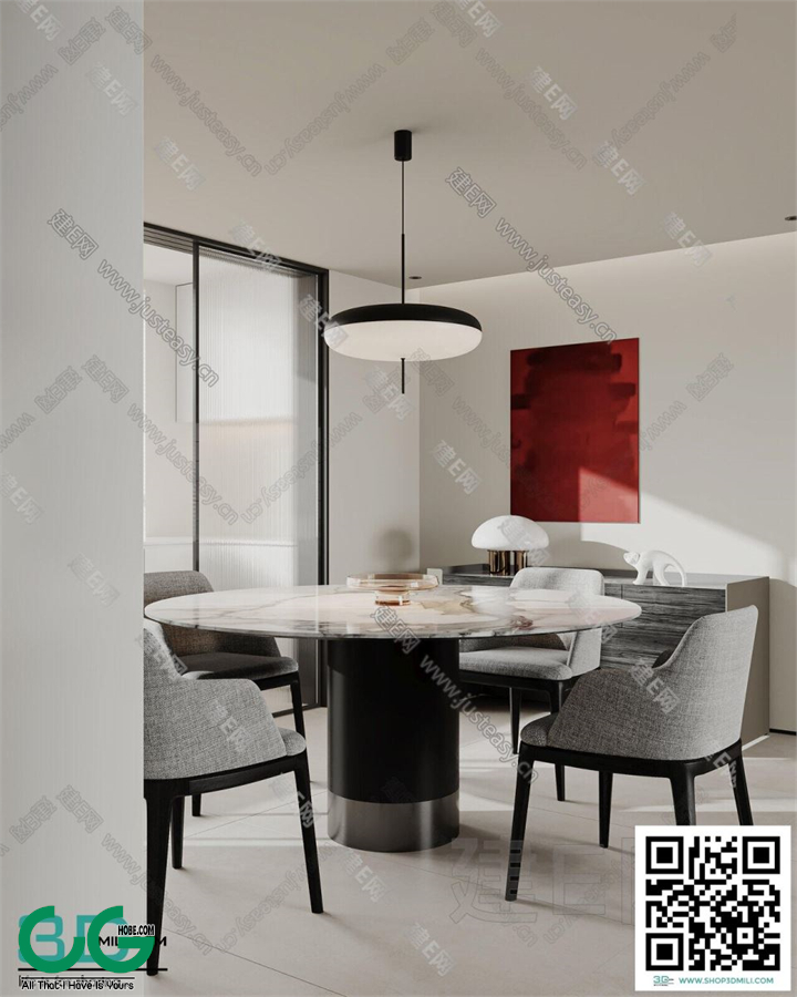 Restaurant Room 3dsmax File 86
