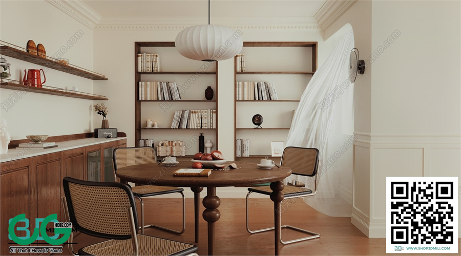 Restaurant Room 3dsmax File 88
