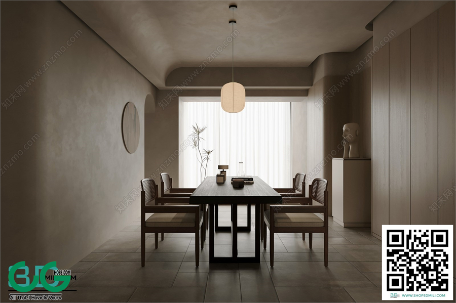 Restaurant Room 3dsmax File 90