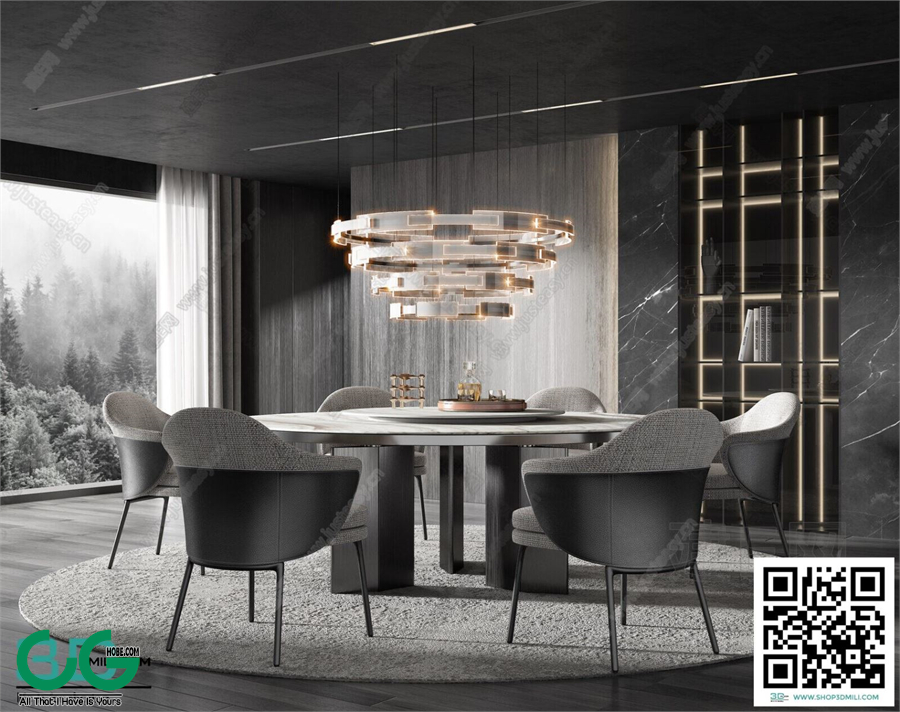 Restaurant Room 3dsmax File 96