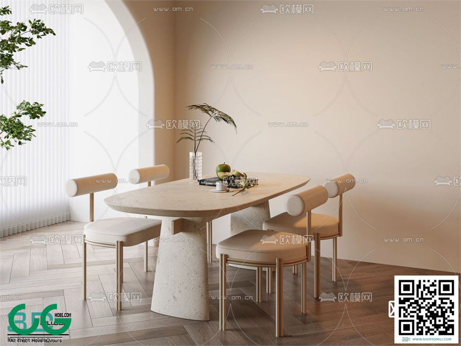 Restaurant Room 3dsmax File 99