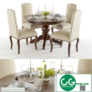 Pottery Barn Sumner and Calais table set