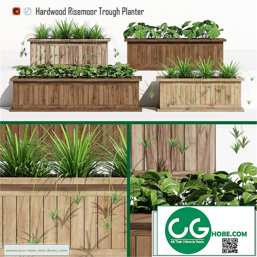 Risemoor trough planter