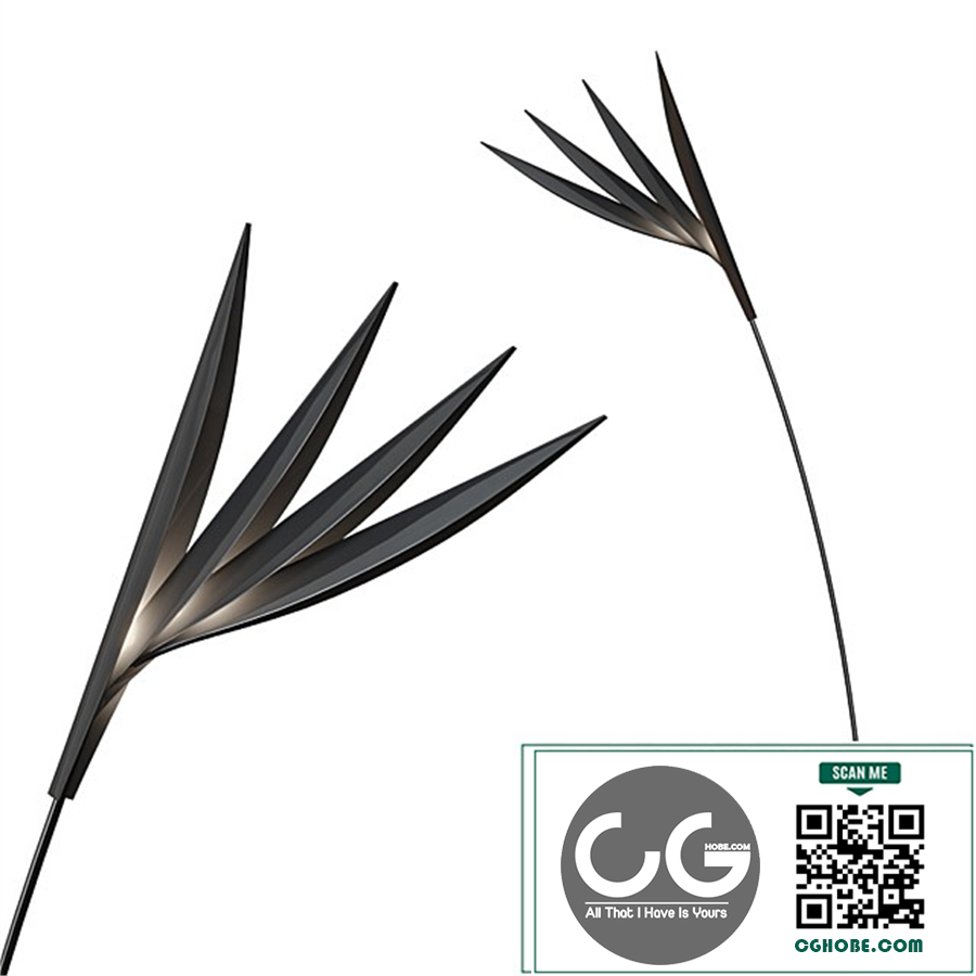 Flou Ebony Floor Lamp