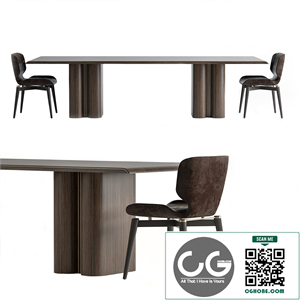 Galimberti Nino Tomo table Egle chair