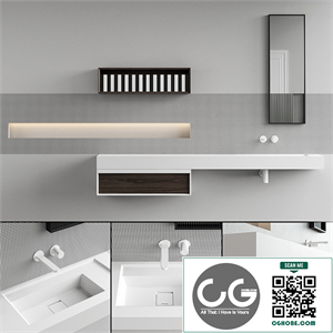 Antonio Lupi Bemade Vanity Unit Set 3