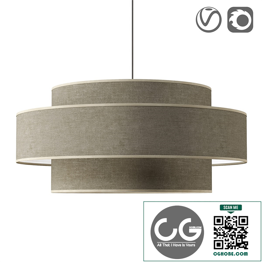 Linen lamp Souko
