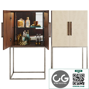 Theodore Alexander Travers Bar Cabinet