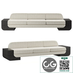 Lee Broom White Street Sofa