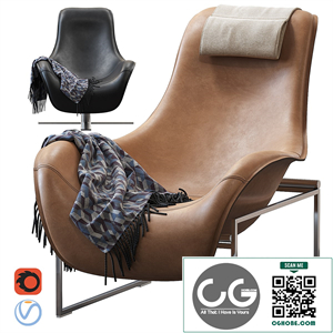 Armchair MART by B&b Italia