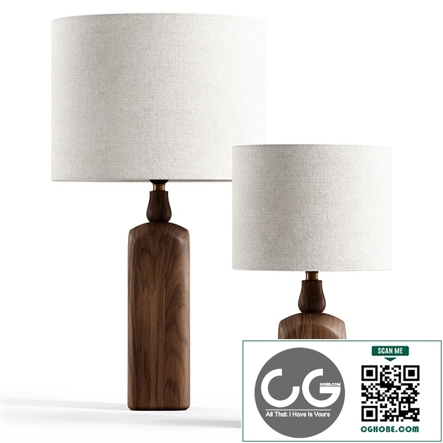 Zara Home - The lamp with wooden base
