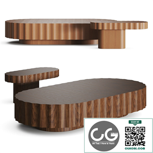 Francesco Balzano Blond Coffee Tables