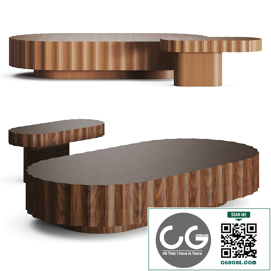 Francesco Balzano Blond Coffee Tables