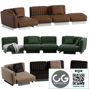 Minotti TWIGGY Modular Sofa 05