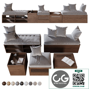 Modules and Window Seat Pillows set