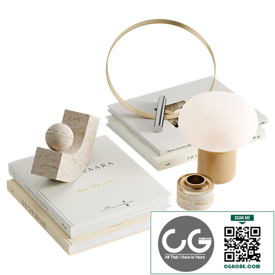 Decorative Set Moderne Beige