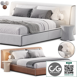 Softland bed by Lema