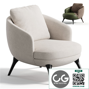 Raphael Armchair by Minotti