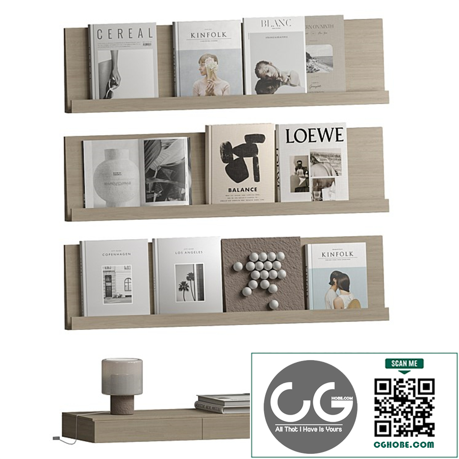Shelf with Books