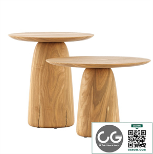 Dunes low table by Tribu