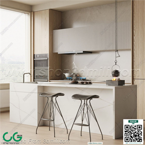 Bar counter 07 3D Model