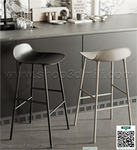 Bar counter 10 3D Model