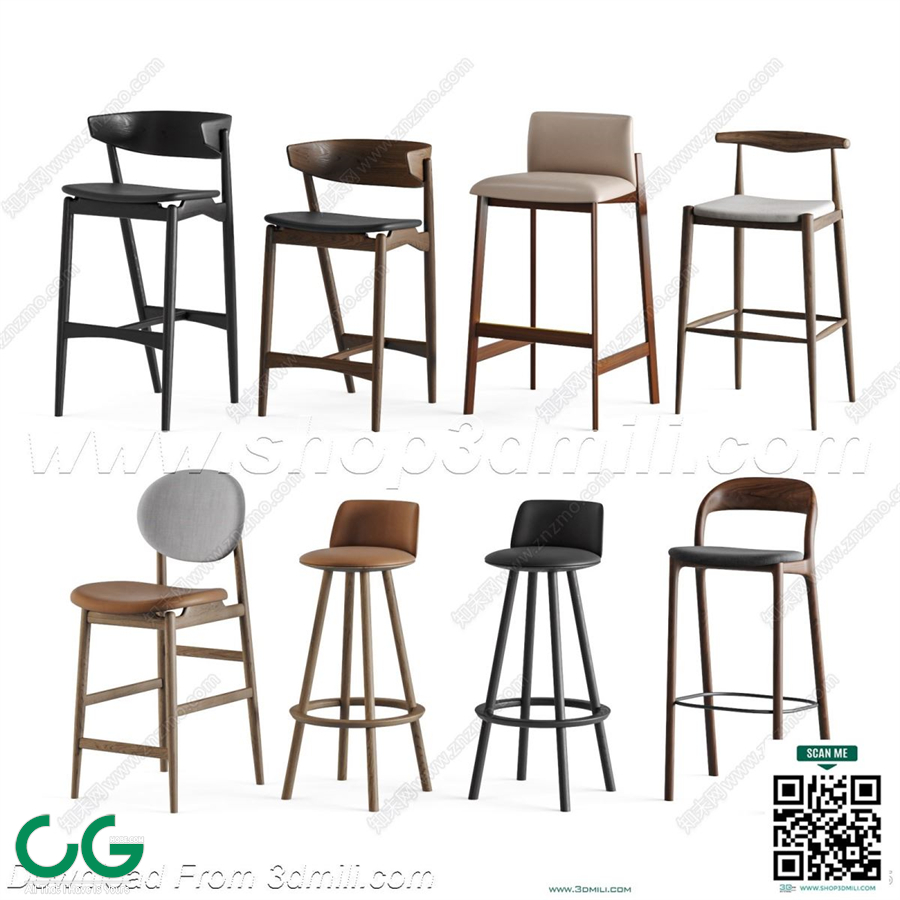 Bar counter 16 3D Model