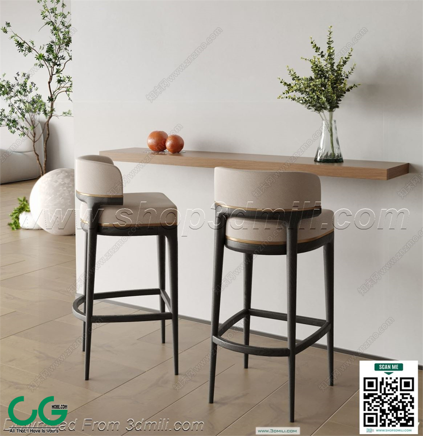 Bar counter 21 3D Model