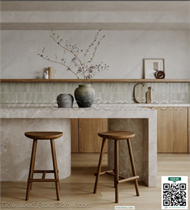 Bar counter 25 3D Model