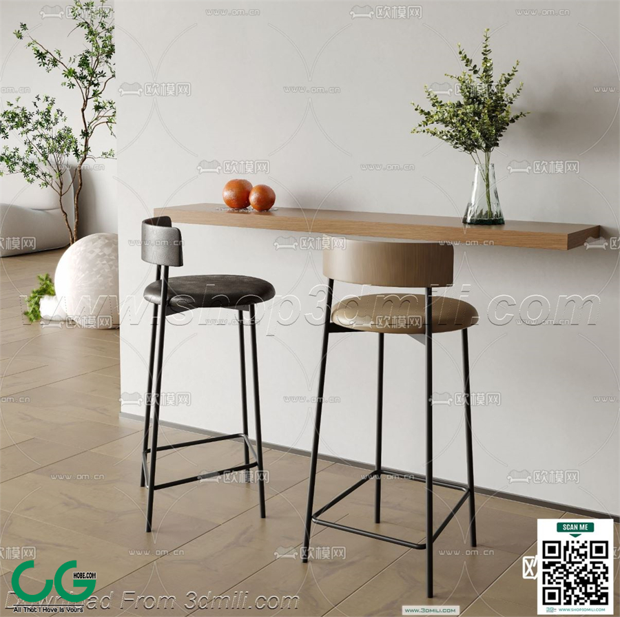 Bar counter 27 3D Model