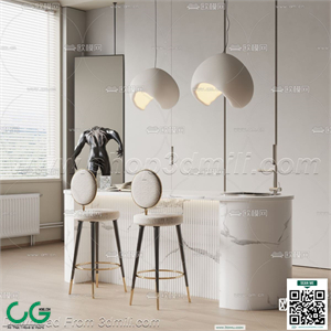 Bar counter 28 3D Model