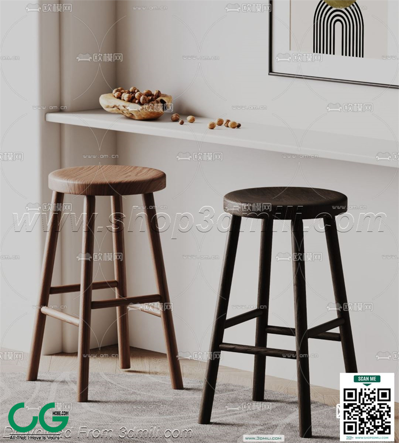 Bar counter 29 3D Model