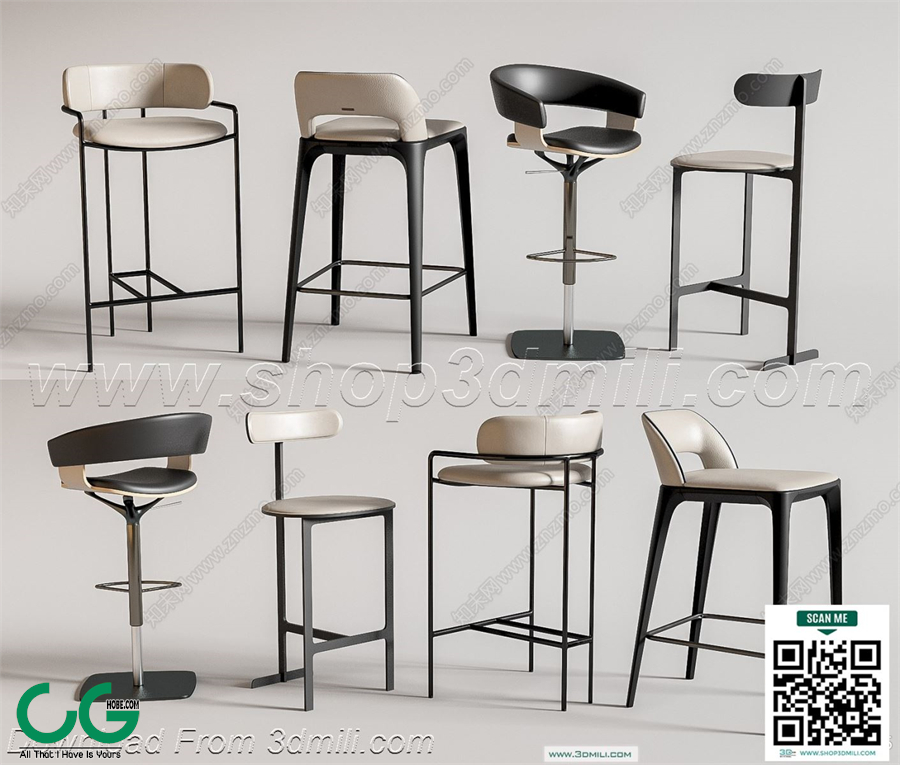 Bar counter 37 3D Model