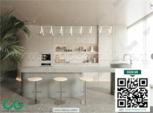 Bar counter 39 3D Model