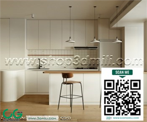 Bar counter 40 3D Model
