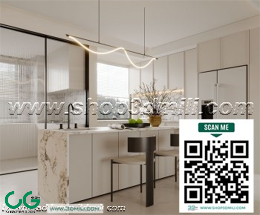 Bar counter 52 3D Model
