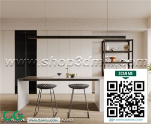 Bar counter 54 3D Model