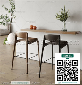 Bar counter 55 3D Model