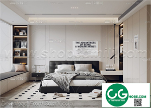 Modern Bedroom 102 3D Model