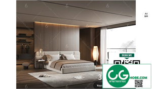 Modern Bedroom 125 3D Model