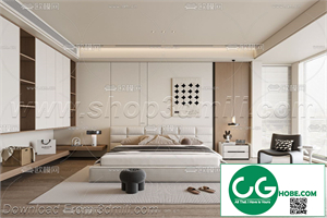 Modern Bedroom 128 3D Model